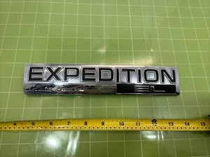 Eddie Bauer Ford Expedition EL Nameplate Emblem Badge Chrome Used OEM. C13 - Picture 1 of 8