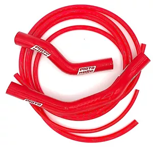 YAMAHA YZ65 2018-2024 MOTO MANGUERA RADIADOR SILICONA KIT ROJO 24-24R - Imagen 1 de 5