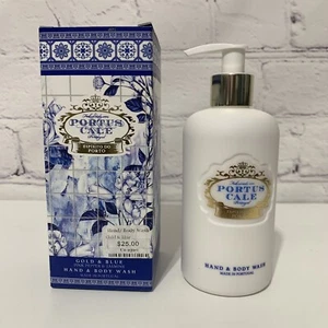Portus Cale oro e blu rosa pepe e gelsomino lavaggio mani e corpo NUOVO con scatola - Foto 1 di 5