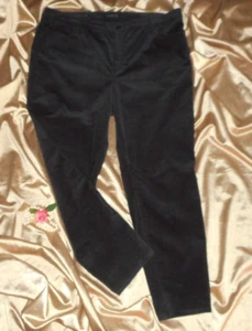 16P Talbots Corduroy Jeggings Black 5 Pocket Jean Style - Picture 1 of 6