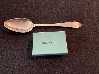 Tiffany & Co Sterling Silver FANEUIL LARGE 9 INCHES VEGETABLE SERVER OVAL SPOON - Image 1 of 4