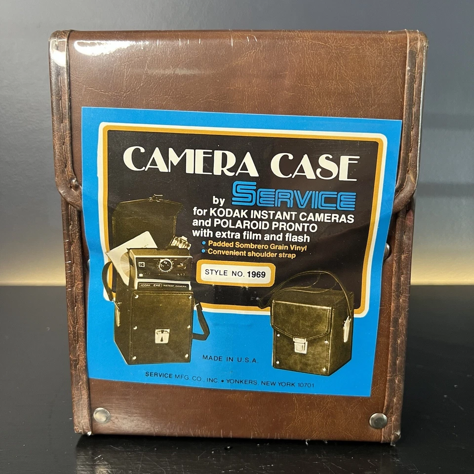 *Vintage* SEALED Camera Case by Service Kodak and Polaroid Style 1969 USA NOS - Image 1 of 4