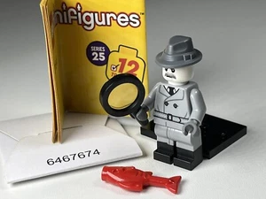 Lego Serie 25 Minifigure ~ Film Noir Detective ~ Nuovo ~ (Drac) - Foto 1 di 6