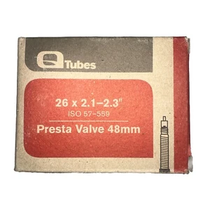 26" Bicycle Tube 26x2.1-2.3" Standard Bike Tube 26" x 2.1" - 2.3" Presta Valve - Picture 1 of 5