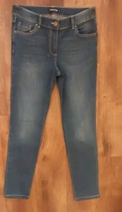 Debenhams Collection Blue Straight Leg Jeans Size 12 - Picture 1 of 3