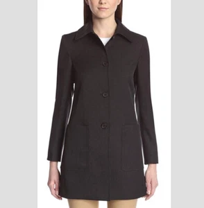 NWT - THEORY Izzurc Prospective Black Long Jacket Coat - Size S - Picture 1 of 12