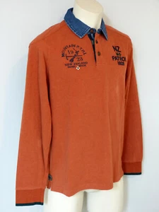 NZA New Zealand Auckland Herren Sweatshirt Rugby/Poloshirt Langarm Shirt Hemd L - Picture 1 of 8