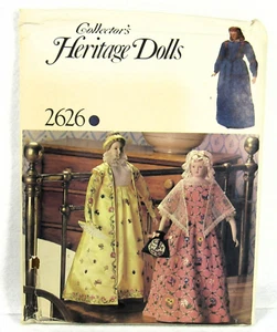 Heritage Dolls Clothing Sewing Pattern Vogue 2626 Uncut - Picture 1 of 9