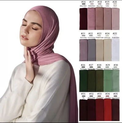 Jersey scarf  hijab headcover wrap scarf - Image 1 of 4