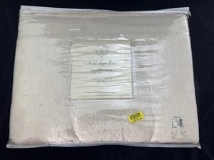 Noble Excellence  Ecru Queen Coverlet Bedspread 90x96 - Picture 1 of 3