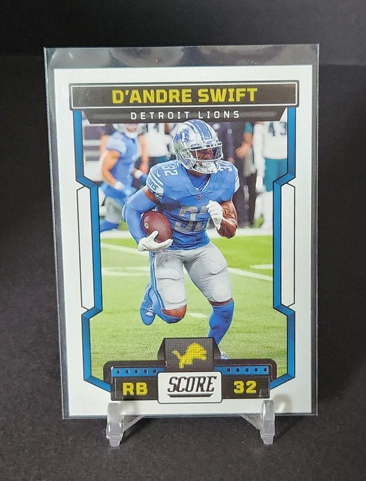 2023 Score Base #82 D'Andre Swift - Detroit Lions - Image 1 of 2