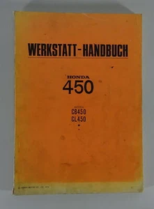 Werkstatthandbuch / Workshop Manual Honda CB 450 / CL 450 Stand 1973 - Bild 1 von 4