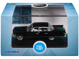 Cadillac Sedan DeVille 1961 Oxford Diecast 1/87 (HO) Scale Ebony Black Model - Picture 1 of 3