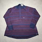 Eddie Bauer Engage 1/4 Zip Fair Isle Pullover Sweater Womens 2XLT Colorful