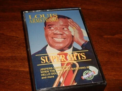 Louis Armstrong - Cassette Tape - Super Hits like Jeepers Creepers & Cabaret - Image 1 of 1