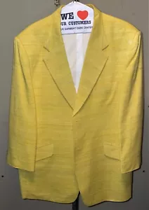 BLAZER BARON BOUTIQUE HECHO A MANO PERSONALIZADO SEDA DE PECHO ÚNICO TALLA XXL - Imagen 1 de 4