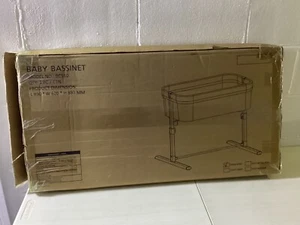 New RONBEI Baby Bedside Sleeper Bassinet Dark Gray BC110 - Picture 1 of 13
