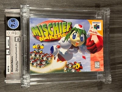 Mischief Makers Nintendo 64 N64 Nuevo Precintado GRADUADO WATA 7.5 A+ Foto 1 de 2
