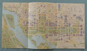 WASHINGTON, DC. 2-seitiges Poster ~ National Geographic - Juni 2004 NGM Ergänzung - Bild 1 von 3