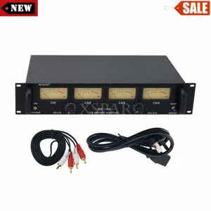 MK-4A 2U 4 VU Meter Display Audio VU Meter Pegelmesser für Audio Verstärker SCHNELL - Bild 1 von 9