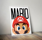 MARIO - Super Mario Brothers - Nintendo - Wall Digital Art Poster Decor 