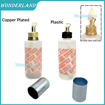 Dental Lab Alcohol Burner Lamp Plastic / Copper Plated Nozzle Flame Empty Bottle - Image 1 of 4