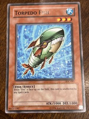 Yu-Gi-Oh! TCG Torpedo Fish Invasion of Chaos IOC-082 Unlimited Common VLP - Image 1 of 4