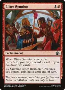Bitter Reunion #127/287 MTG The Brothers' War Common NM - Picture 1 of 1