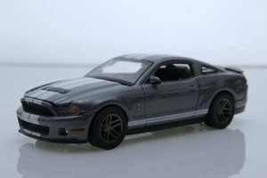 2010 Ford Mustang Shelby GT500 Sports Car, GRAY, 1/64 Scale Diecast Model - Picture 1 of 9