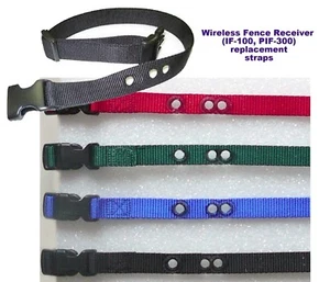 Wireless Fence Receiver (IF-100, PIF-300) replacement collar strap 3/4" Nylon - Picture 1 of 2