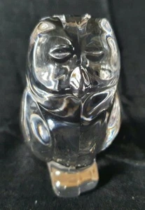 Clear glass figure of owl, by Villeroy & Boch - Picture 1 of 7