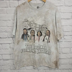 The Mountain The Original Founding Fathers T-Shirt Native American Graphic 2XL - Picture 1 of 6