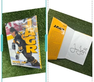 Jaromir Jagr autographed signed autobiography 1997 hardback book - Picture 1 of 5