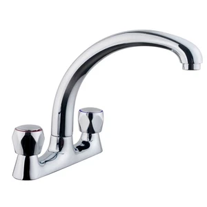 Edith Chrome effect Kitchen Deck Tap - Picture 1 of 9