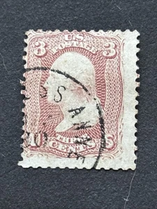 55445 1861 US Sc# 65 usato città annullo usato ottimo fresco SP* - Foto 1 di 2