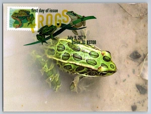 #5396 Northern Leopard Frog FDC Maxi Card w/DCP Cancel - Picture 1 of 2