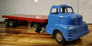 MARX TOYS HI-WAY EXPRESS VAN LINES COAST TO COAST TRAILER SEMI-TRUCK METAL Vintage - Bild 1 von 21