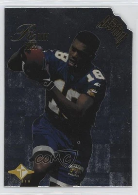 1998 Playoff Absolute Retail Tandems Randy Moss Jerry Rice Rookie RC HOF - Image 1 of 2