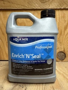 Aqua Mix Enrich 'N' Seal Natural Stone Enhancer & Sealer 1 QT 32 OZ NEW SEALED - Picture 1 of 1