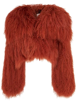 Chaqueta de piel oxidada THE ATTICO nueva y auténtica Foto 1 de 3