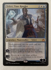 1x Teferi, Time Raveler- Ravnica Remastered MTG Magic the Gathering NM - Picture 1 of 2