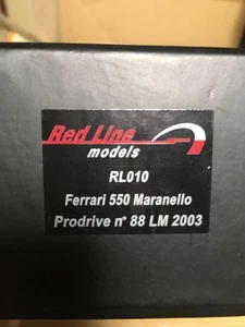 Red Line Ferrari 550 Maranello 2003 501631 - Bild 1 von 2