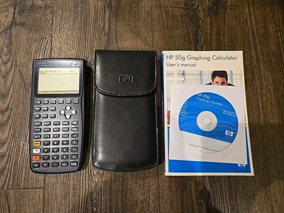 Good HP 50g Graphing Calculator With Case And Manual - Image 1 of 4