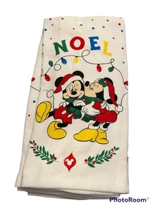 Disney Mickey & Minnie Mouse Winter Weihnachten Küchentücher 2 Stück Neu mit Etikett 16x26 - Bild 1 von 3