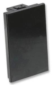 HiLo - Plat Penutup Kosong 6C 25 x 38.5mm Hitam - Picture 1 of 1