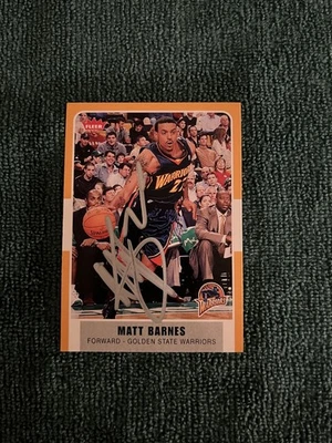 2007-08 Fleer Matt Barnes #150 手工签名卡亲笔签名 — 第 1/2 张图片
