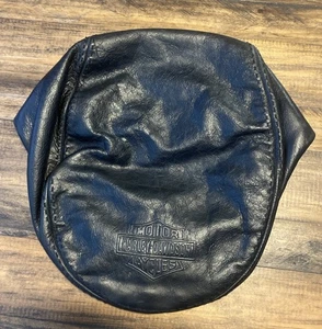 De colección Oficial Harley-Davidson Cuero Negro Cabbie Newsboy Sombrero XL - Imagen 1 de 5