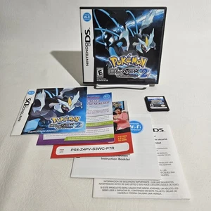 Pokémon Versione Nera 2 (Nintendo DS, 2012) Autentico Completo CIB Testato - Foto 1 di 11