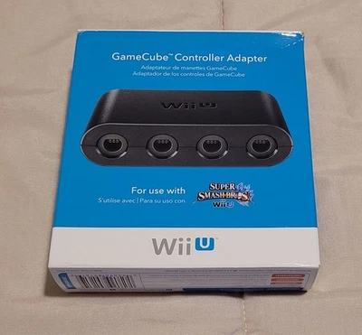 Adaptador Mando Oficial Nintendo Wii U GameCube WUP-028 CIB Foto 1 de 4