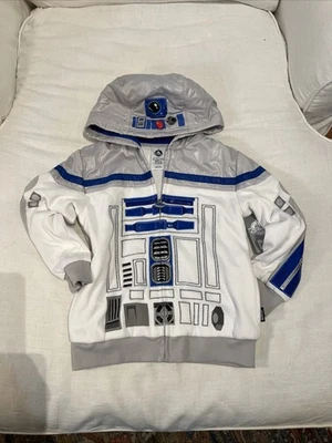 迪士尼 R2-D2 儿童拉链连帽夹克,尺寸 3 — 第 1/4 张图片